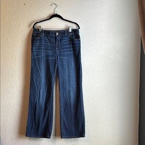 PureJill DENIM Relaxed Full Leg Denim Jeans